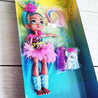 Кукла Телла с прядью Пещерный Клуб (Tella Fashion Doll Cave Club) с питомцем 25 см