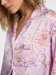 Сатиновая пижама Victoria's Secret Glazed Satin Long Pajama Set (Delicate Violet Floral) (Размер S - Short)