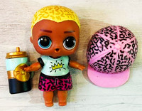 БУ Кукла L.O.L. Surprise! Boy Next Door Мальчик ЛОЛ 8 см (MGA Entertainment) в комплекте с кепкой и бутылочкой